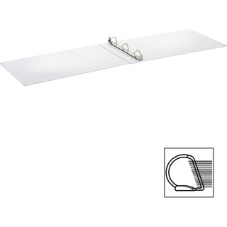 Cardinal 11" x 17", ClearVue Slant-D Ring Binder, Sold as 1 Each - 6