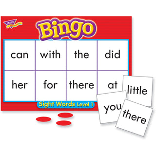Trend Sight Words Bingo Game - Theme/Subject: Learning - Skill Learning: Reading, Vocabulary - 5-8 Year - Multi - 
