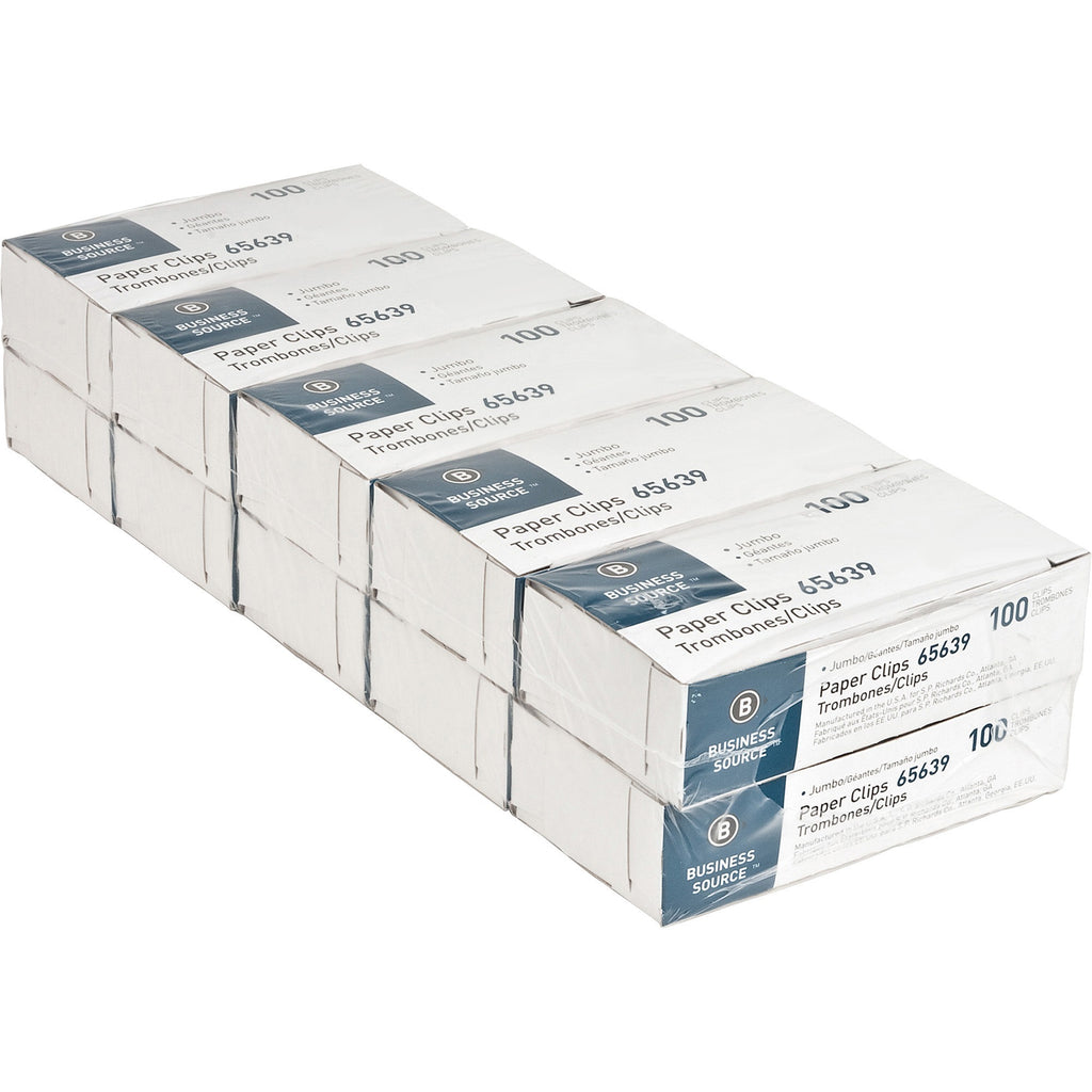 business-source-paper-clips-jumbo-1000-pack-silver-steel_bsn65639 - 3