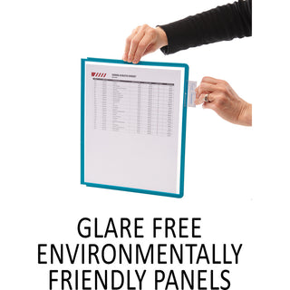 DURABLE Replacement Panels for SHERPA/VARIO Reference Display System - Replacement Panels - Gray - 5 Pack - SHERPA/VARIO Design - 