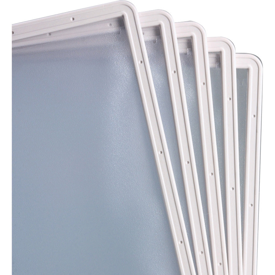 DURABLE Replacement Panels for SHERPA/VARIO Reference Display System - Replacement Panels - Gray - 5 Pack - SHERPA/VARIO Design - 