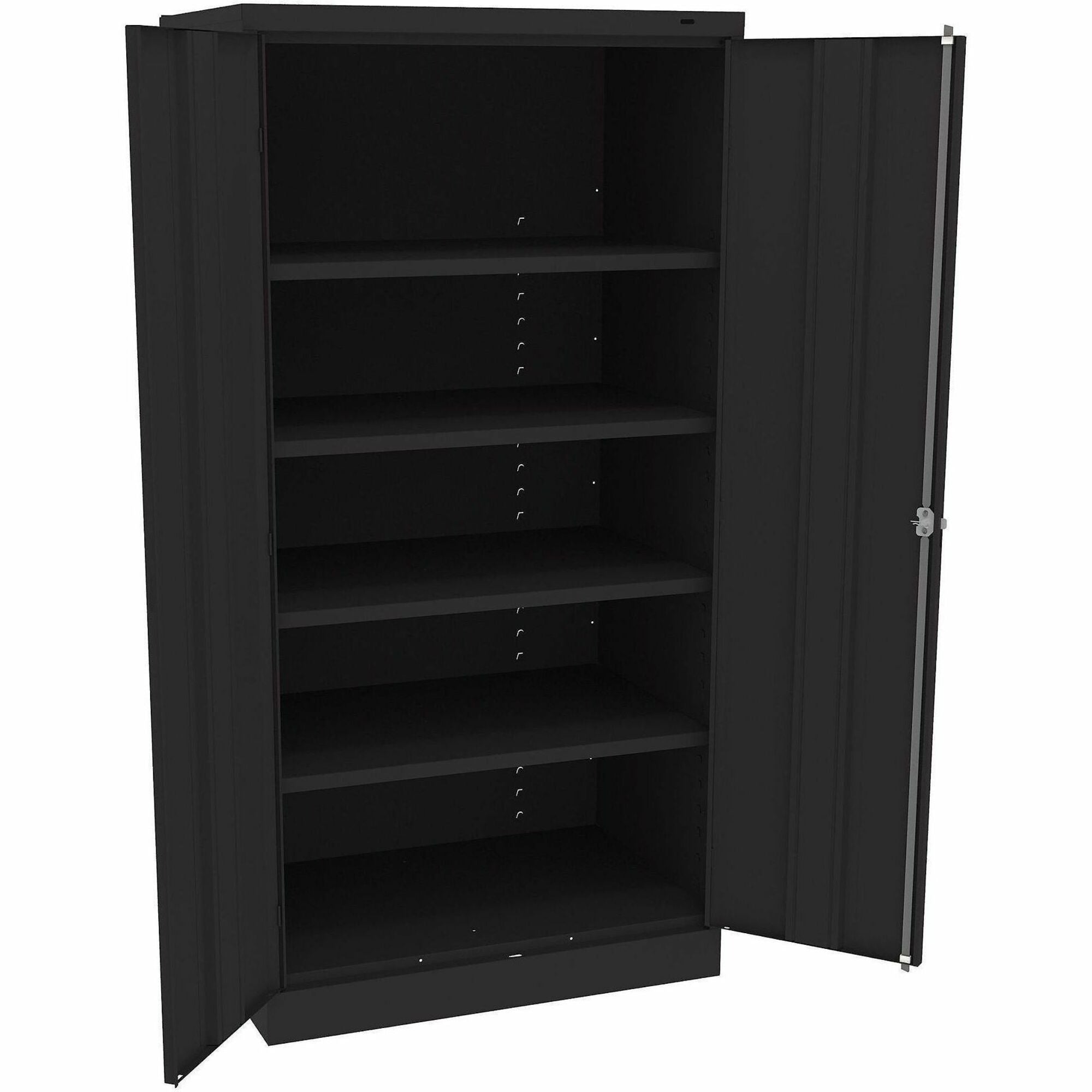 72" High Standard Cabinet (Unassembled), 36w x 24d x 72h, Black