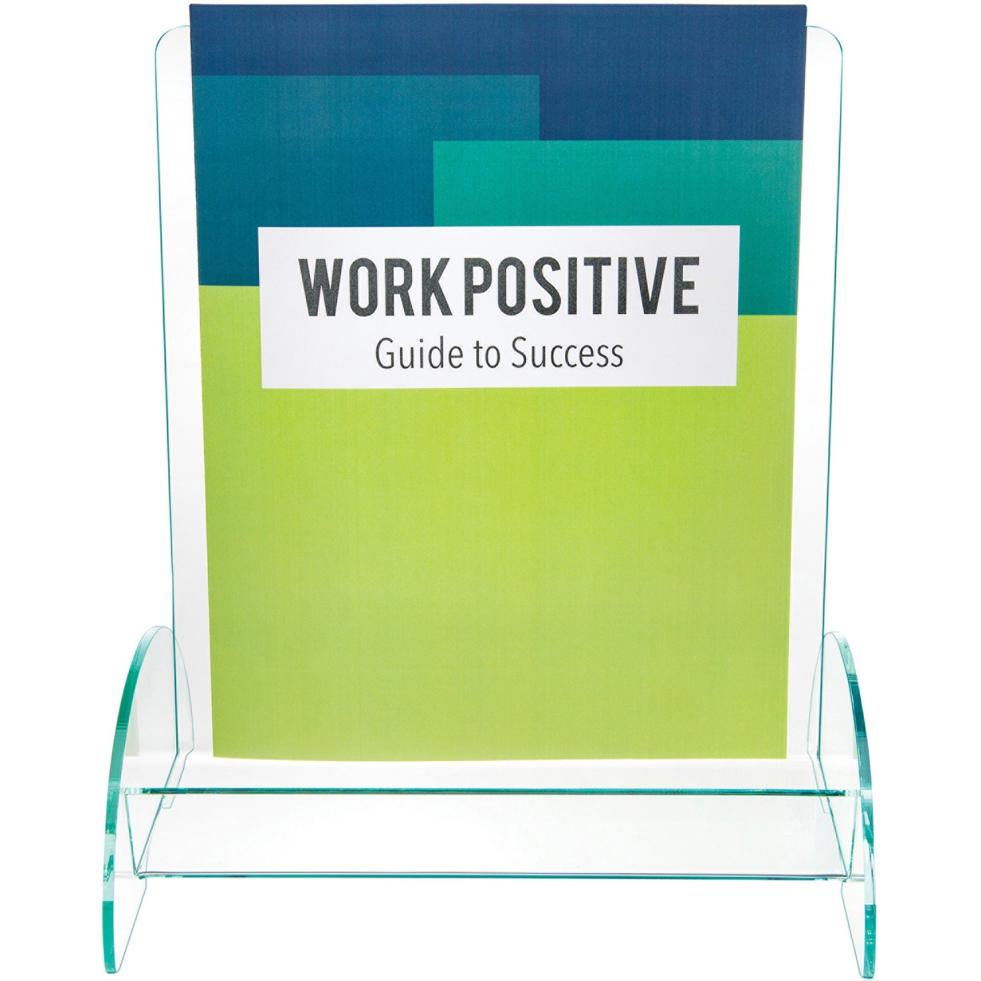 Euro-Style DocuHolder, Magazine Size, 9.81w x 6.31d x11h, Green Tinted