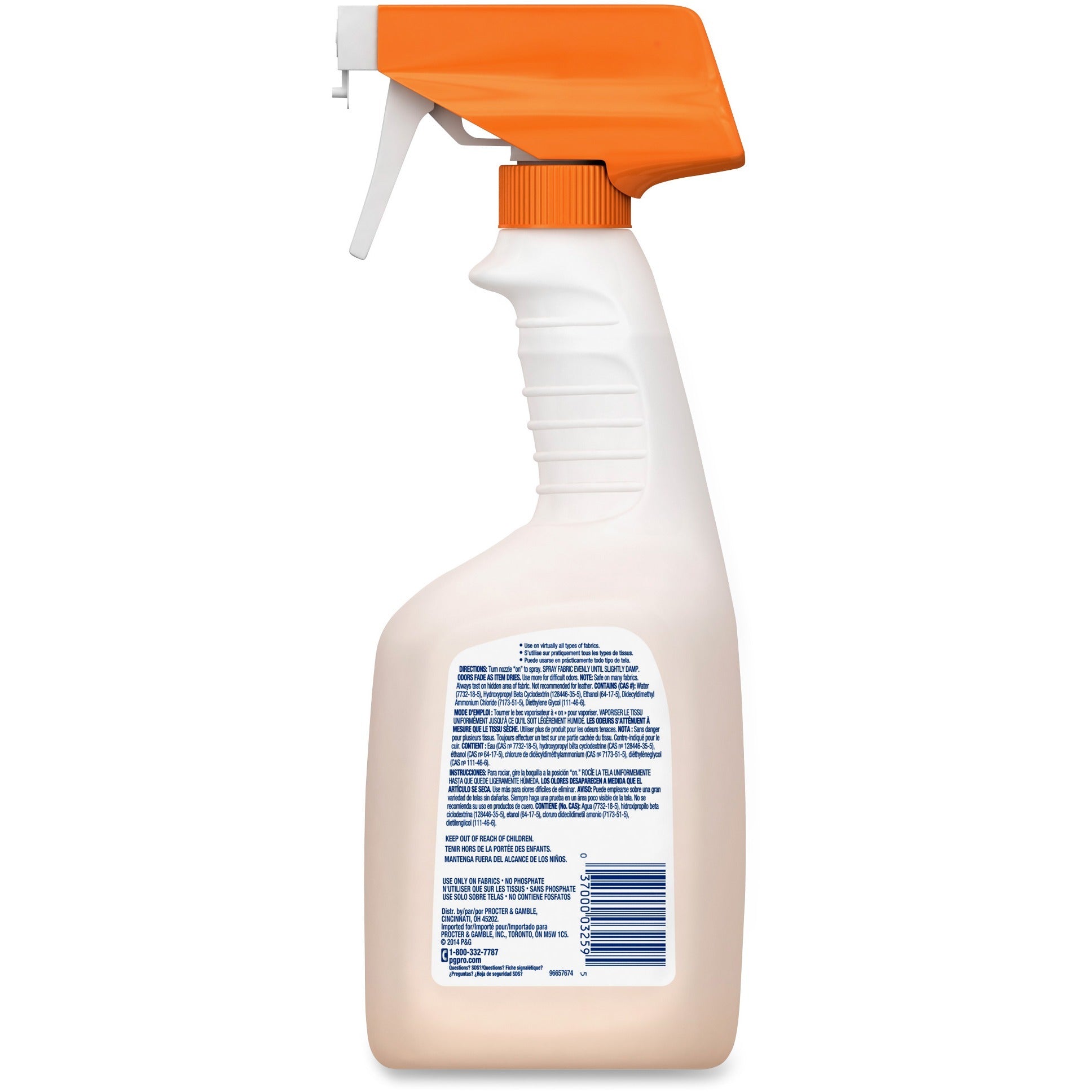 Febreze Fabric Refresher Spray - For Fabric - 32 fl oz (1 quart) - Fresh Scent - 8 / Carton - White - 