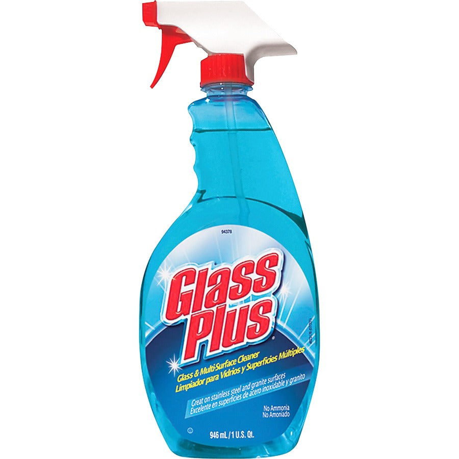 Glass Cleaner, 32 oz Spray Bottle, 12/Carton