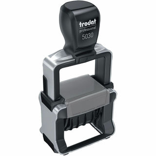 Professional Date Stamp, Self-Inking, 1.63" x 0.38", Black