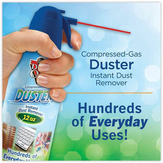 Disposable Compressed Air Duster, 12 oz Can