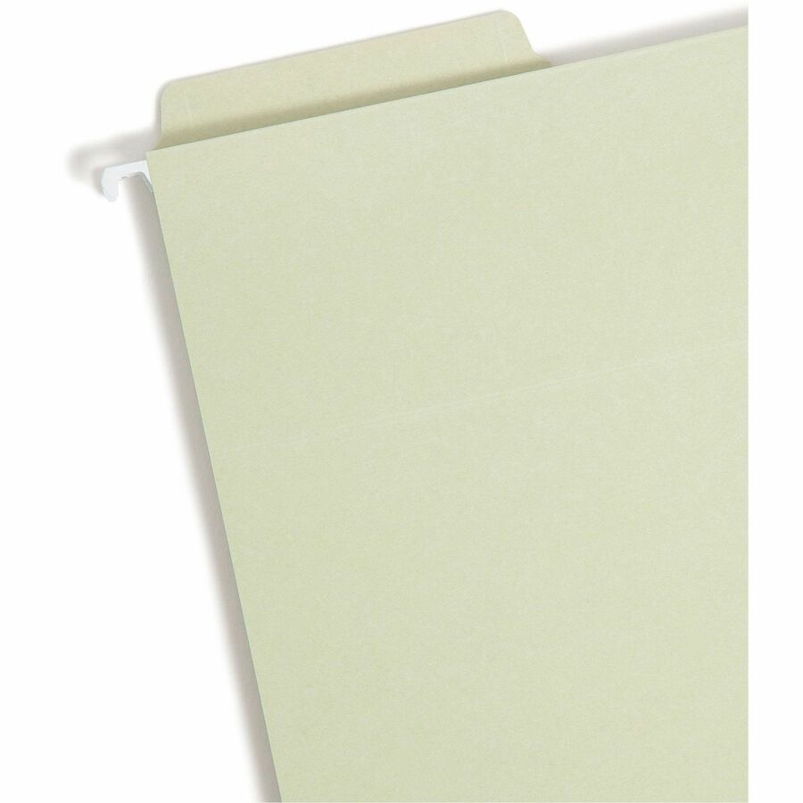 FasTab Box Bottom Hanging Folders, Letter Size, 1/3-Cut Tabs, Moss, 20/Box