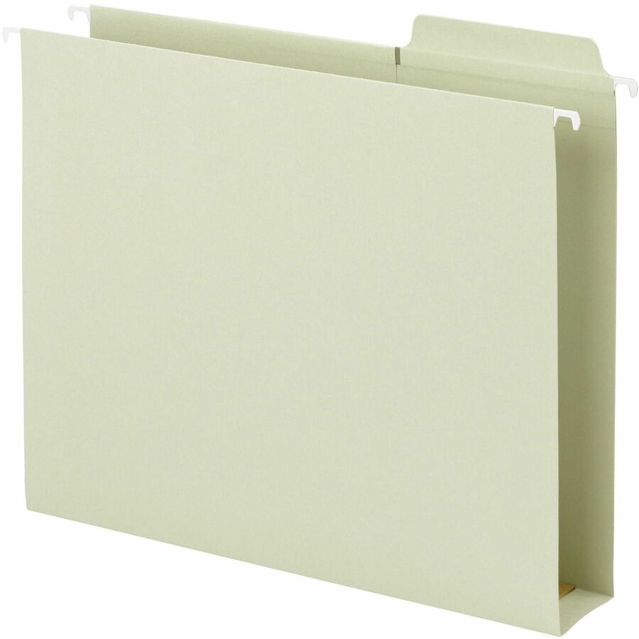 FasTab Box Bottom Hanging Folders, Letter Size, 1/3-Cut Tabs, Moss, 20/Box