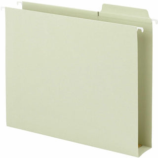 FasTab Box Bottom Hanging Folders, Letter Size, 1/3-Cut Tabs, Moss, 20/Box