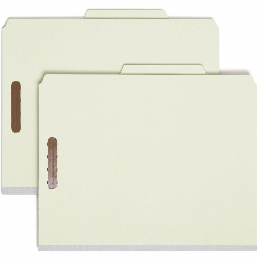 Smead 2/5 Tab Cut Letter Recycled Classification Folder