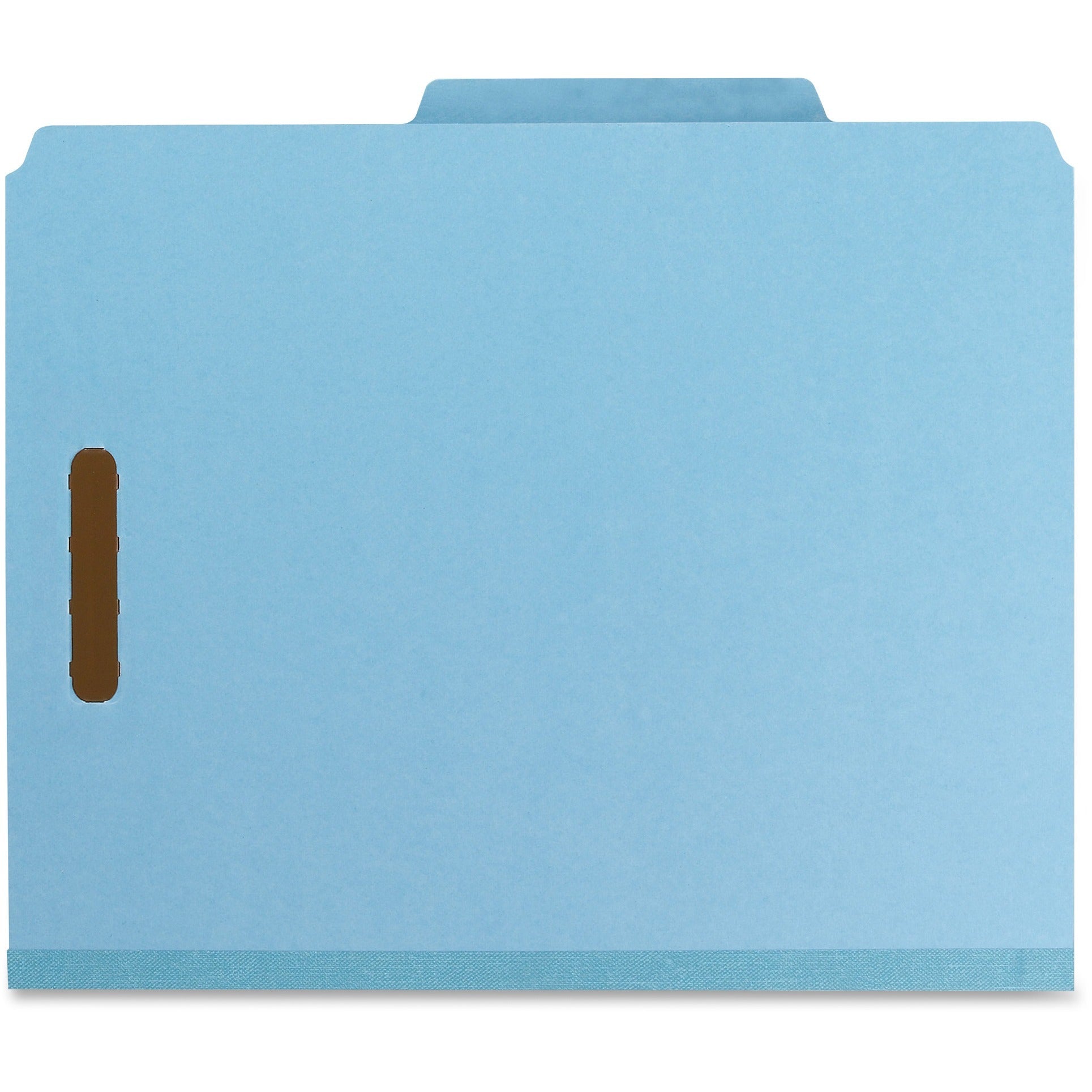 Smead 2/5 Tab Cut Letter Recycled Classification Folder - 