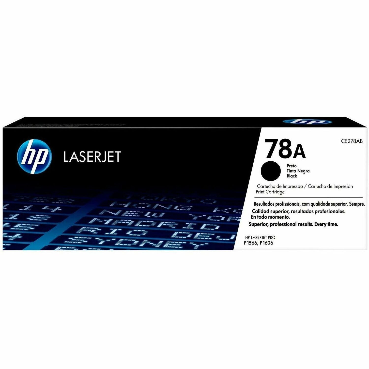 HP 78A, (CE278A) Black Original LaserJet Toner Cartridge