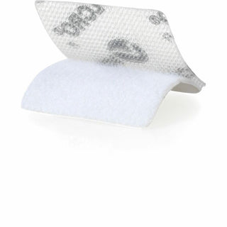 Sticky-Back Fasteners, Removable Adhesive, 0.88" x 0.88", Clear, 12/Pack