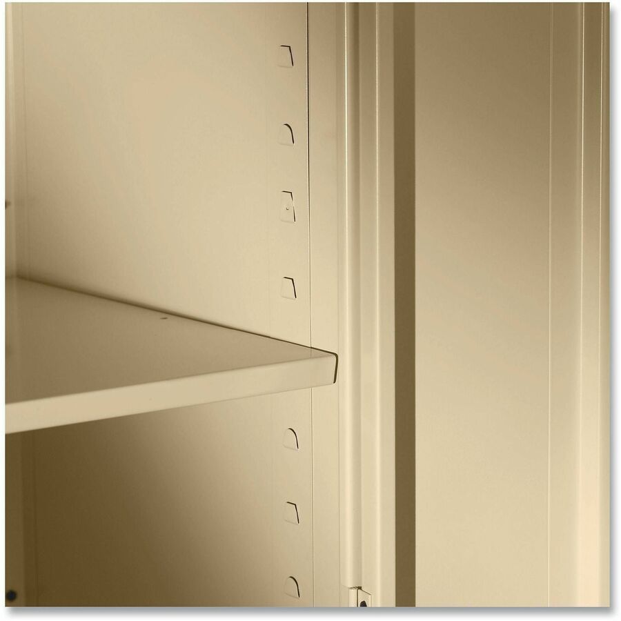78" High Deluxe Cabinet, 36w x 24d x 78h, Light Gray