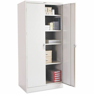78" High Deluxe Cabinet, 36w x 24d x 78h, Light Gray