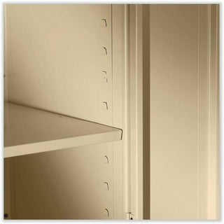72" High Standard Cabinet (Unassembled), 36w x 18d x 72h, Light Gray