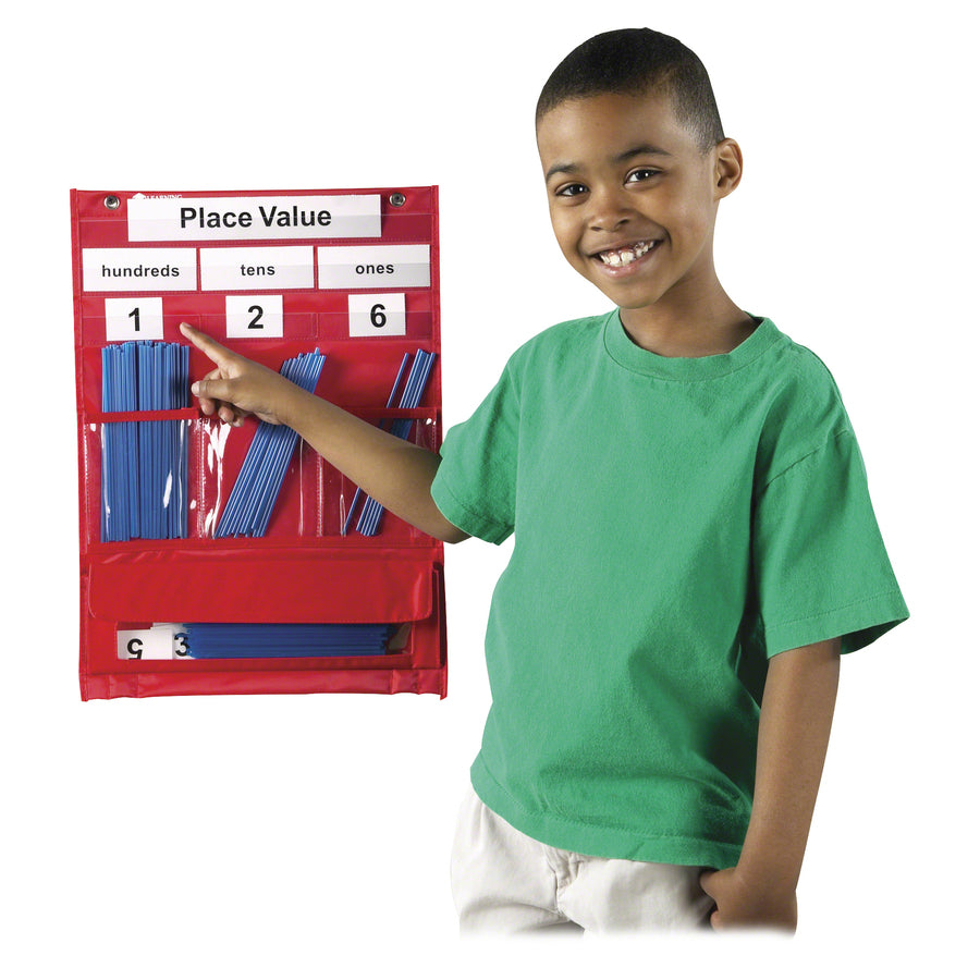 Learning Resources Counting/Place Value Pocket Chart - Theme/Subject: Learning - Skill Learning: Mathematics - 1 Each - 