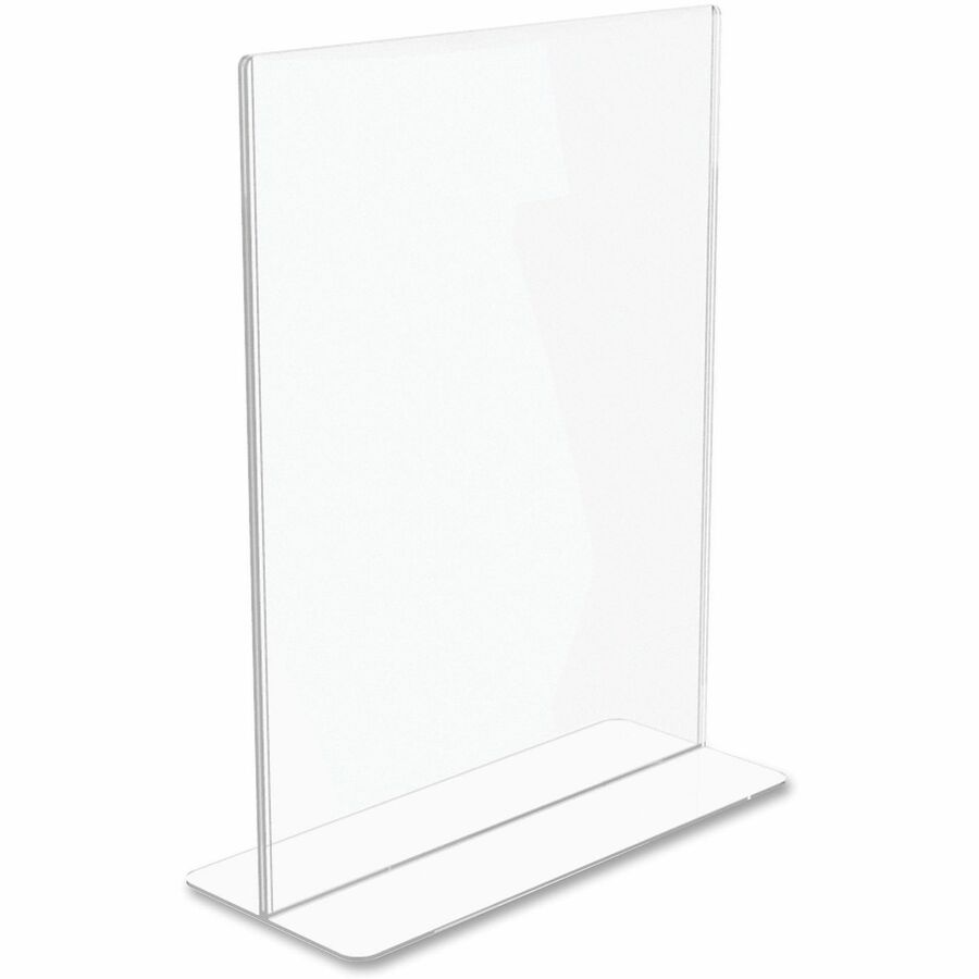 Superior Image Double Sided Sign Holder, 8.5 x 11 Insert, Clear