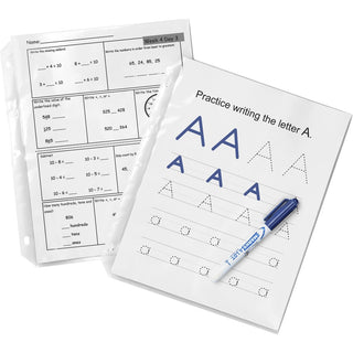 Top-Load Poly Sheet Protector, Super Heavy Gauge, Letter, Diamond Clear, 50/Box