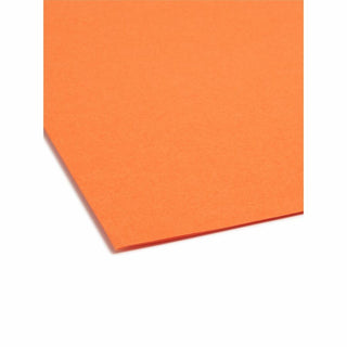Top Tab Colored Fastener Folders, 0.75" Expansion, 2 Fasteners, Letter Size, Orange Exterior, 50/Box