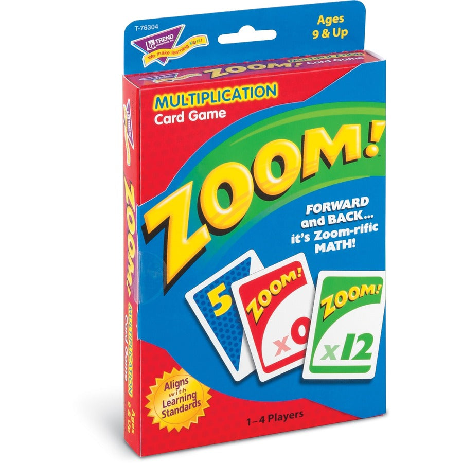 Zoom Math Card Game, Ages 9 and Up, 100 Cards/Set