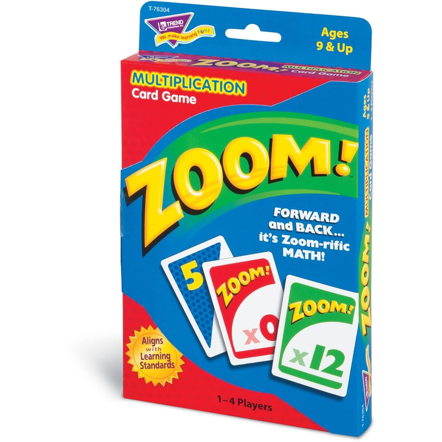 Zoom Math Card Game, Ages 9 and Up, 100 Cards/Set