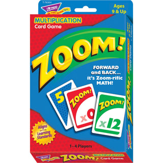 Zoom Math Card Game, Ages 9 and Up, 100 Cards/Set