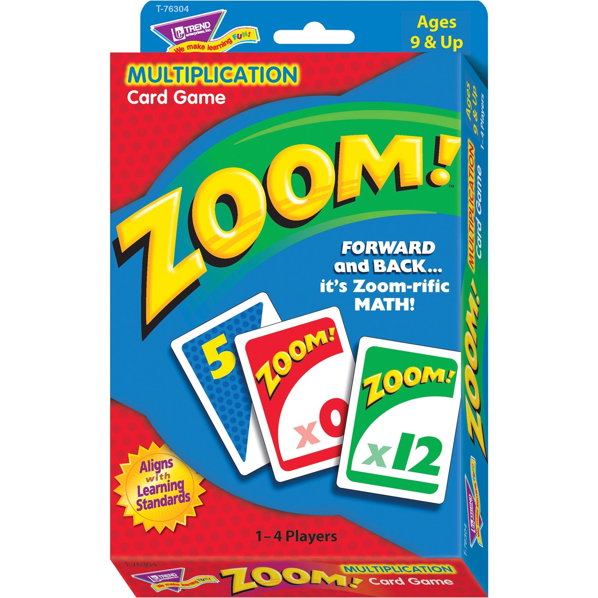 Zoom Math Card Game, Ages 9 and Up, 100 Cards/Set