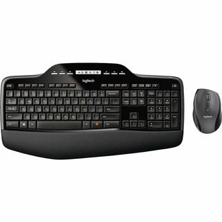 MK710 Wireless Keyboard + Mouse Combo, 2.4 GHz Frequency/30 ft Wireless Range, Black