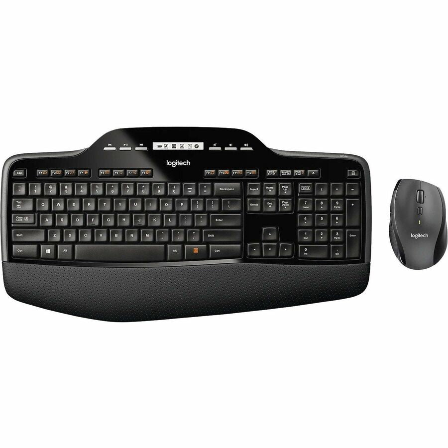 MK710 Wireless Keyboard + Mouse Combo, 2.4 GHz Frequency/30 ft Wireless Range, Black
