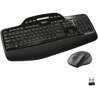 MK710 Wireless Keyboard + Mouse Combo, 2.4 GHz Frequency/30 ft Wireless Range, Black