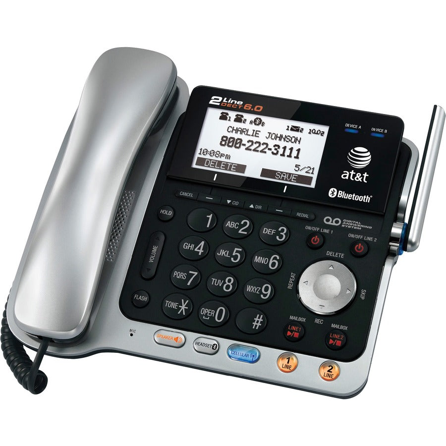 TL86109 Two-Line DECT 6.0 Phone System with Bluetooth
