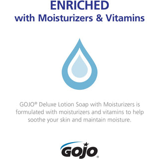 Gojo NXT Space Saver Deluxe Lotion Soap Refill - 33.8 fl oz (1000 mL) - Kill Germs - Hand - Moisturizing - Bio-based - 8 / Carton