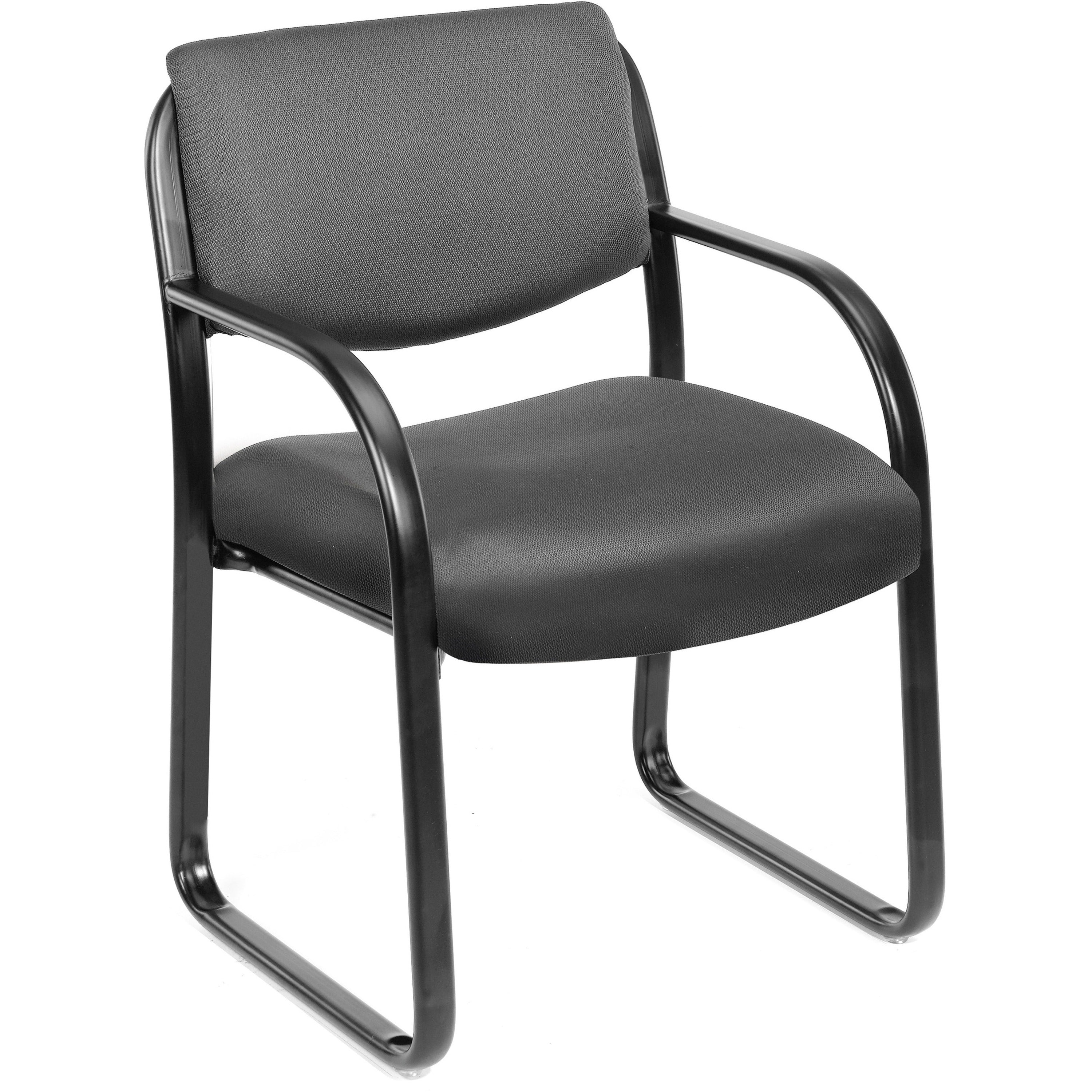boss-guest-chair-gray-fabric-seat-black-metal-frame-sled-base-1-each_bopvsbo9521gy - 1