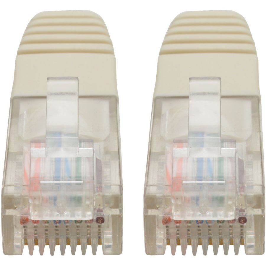 Tripp Lite by Eaton Cat5e 350 MHz Molded (UTP) Ethernet Cable (RJ45 M/M), PoE - White, 25 ft. (7.62 m) - 25 ft Category 5e Network Cable - First End: 1 x RJ-45 - Male - Second End: 1 x RJ-45 - Male - Patch Cable - White - 1 Each - 