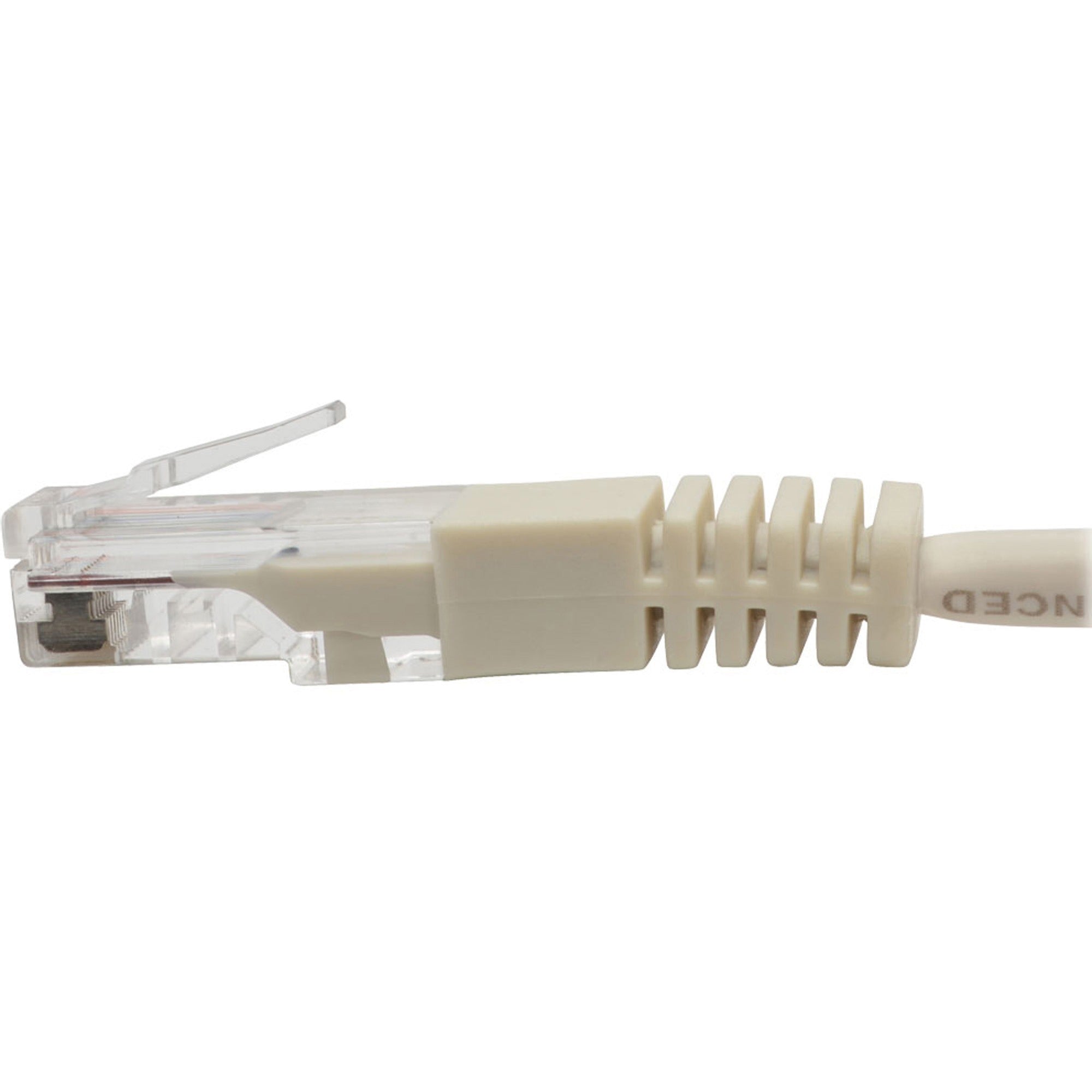 Tripp Lite by Eaton Cat5e 350 MHz Molded (UTP) Ethernet Cable (RJ45 M/M), PoE - White, 25 ft. (7.62 m) - 25 ft Category 5e Network Cable - First End: 1 x RJ-45 - Male - Second End: 1 x RJ-45 - Male - Patch Cable - White - 1 Each - 