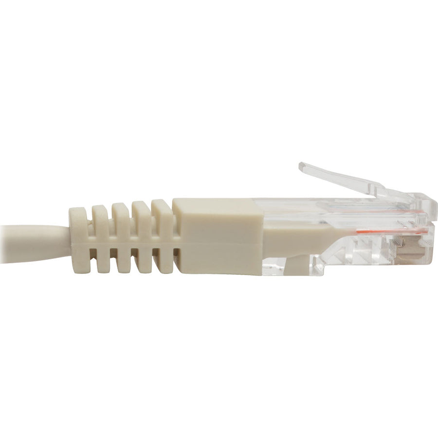 Tripp Lite by Eaton Cat5e 350 MHz Molded (UTP) Ethernet Cable (RJ45 M/M), PoE - White, 25 ft. (7.62 m) - 25 ft Category 5e Network Cable - First End: 1 x RJ-45 - Male - Second End: 1 x RJ-45 - Male - Patch Cable - White - 1 Each - 