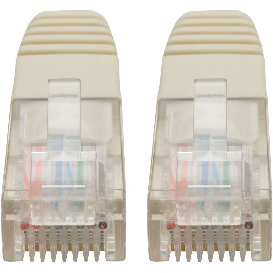 Tripp Lite by Eaton Cat5e 350 MHz Molded (UTP) Ethernet Cable (RJ45 M/M), PoE - White, 25 ft. (7.62 m) - 25 ft Category 5e Network Cable - First End: 1 x RJ-45 - Male - Second End: 1 x RJ-45 - Male - Patch Cable - White - 1 Each - 