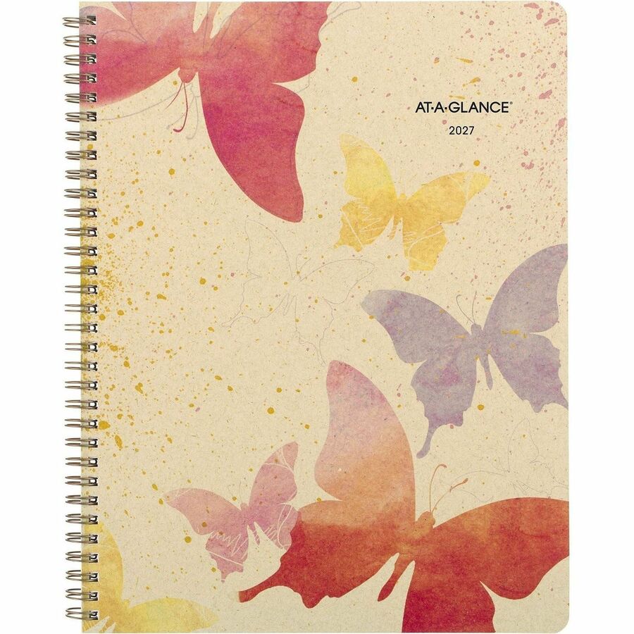 Watercolors Weekly/Monthly Planner, 8 1/2 x 11, Watercolors, 2016, Sold as 1 Each