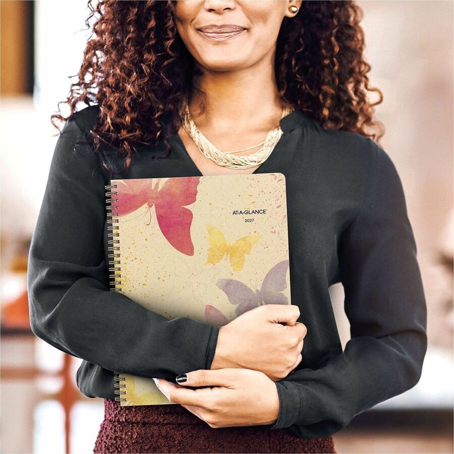 Watercolors Weekly/Monthly Planner, 8 1/2 x 11, Watercolors, 2016, Sold as 1 Each