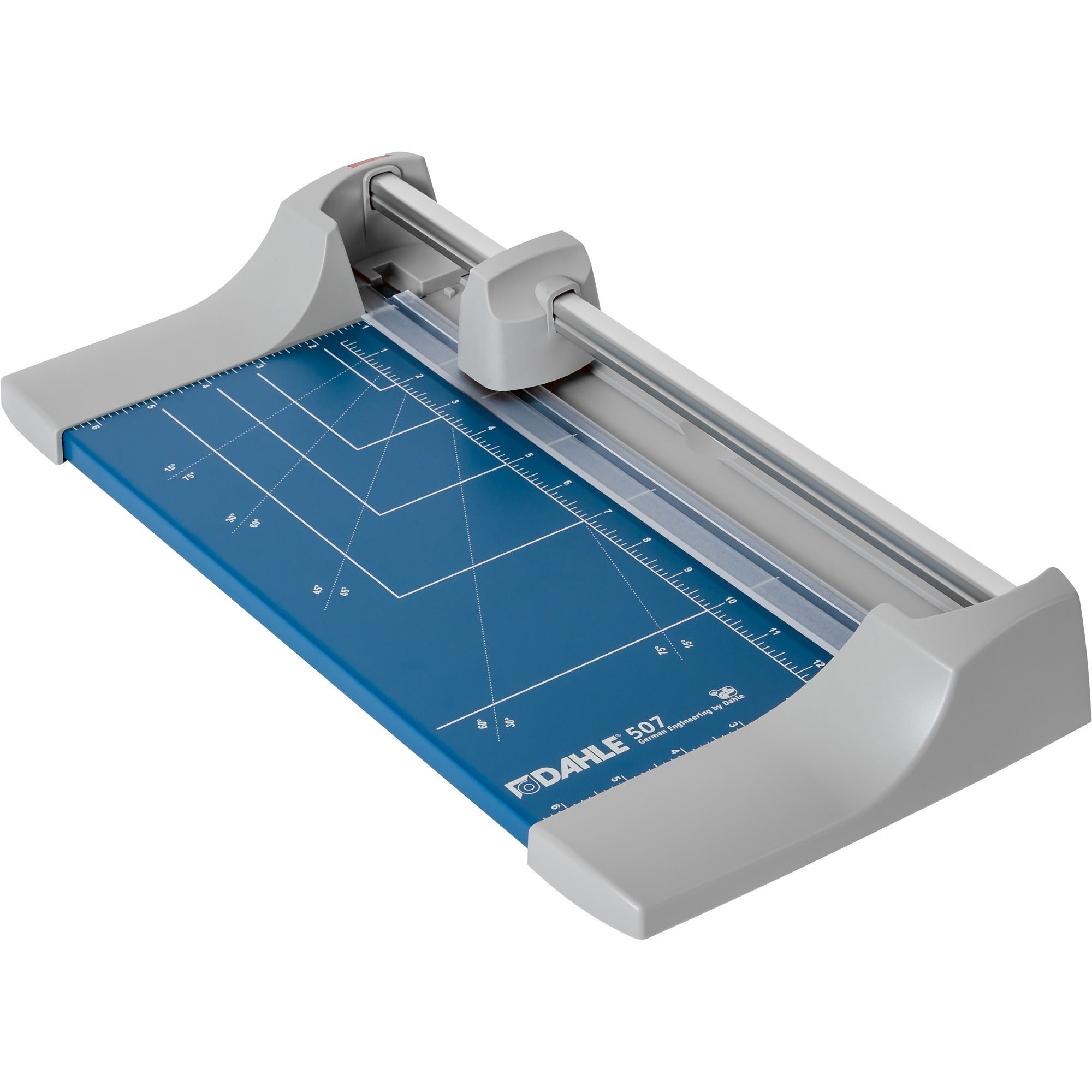 Rolling/Rotary Paper Trimmer/Cutter, 7 Sheets, 12" Cut Length, Metal Base, 8.25 x 17.38