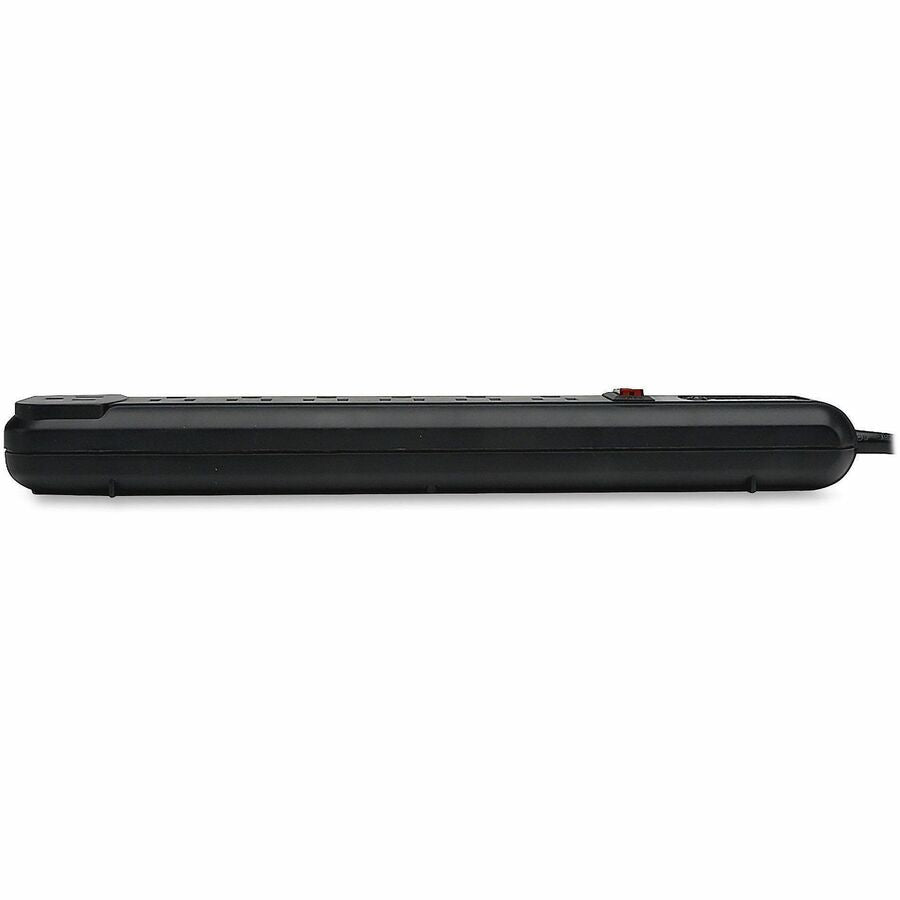 Protect It! Surge Protector, 7 AC Outlets, 4 ft Cord, 1,080 J, Black
