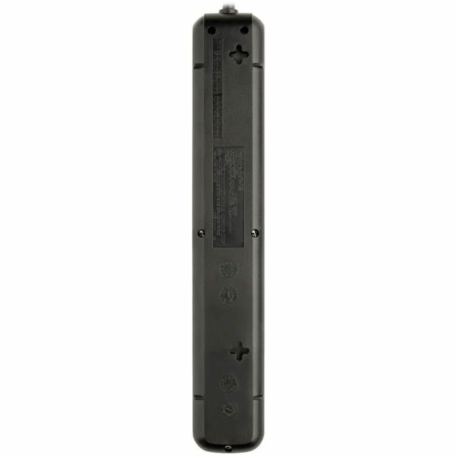 Protect It! Surge Protector, 7 AC Outlets, 4 ft Cord, 1,080 J, Black