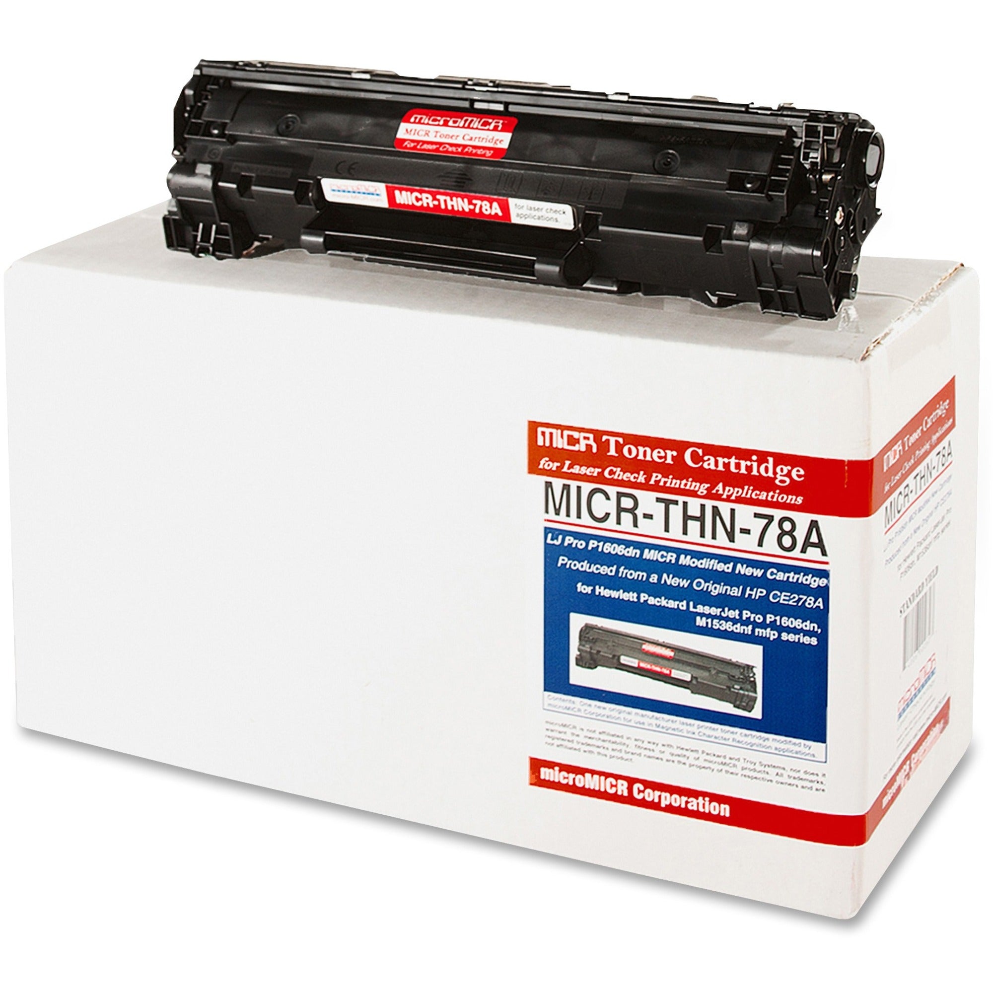 microMICR MICR Toner Cartridge - Alternative for HP - Laser - 2100 Pages - Black - 1 Each - 