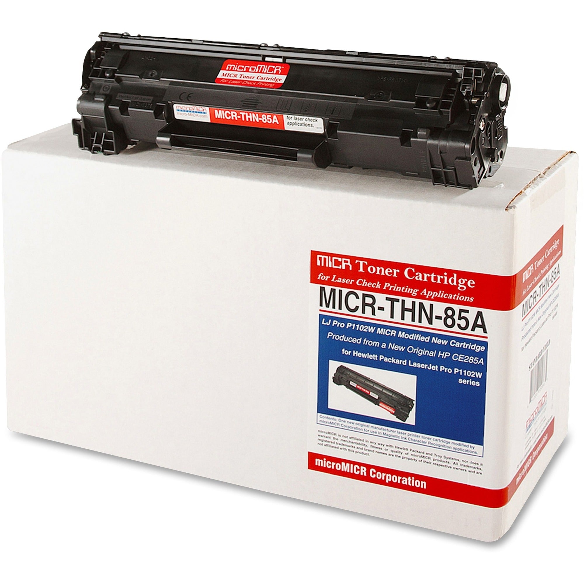 microMICR MICR Toner Cartridge - Alternative for HP - Laser - 1600 Pages - Black - 1 Each - 