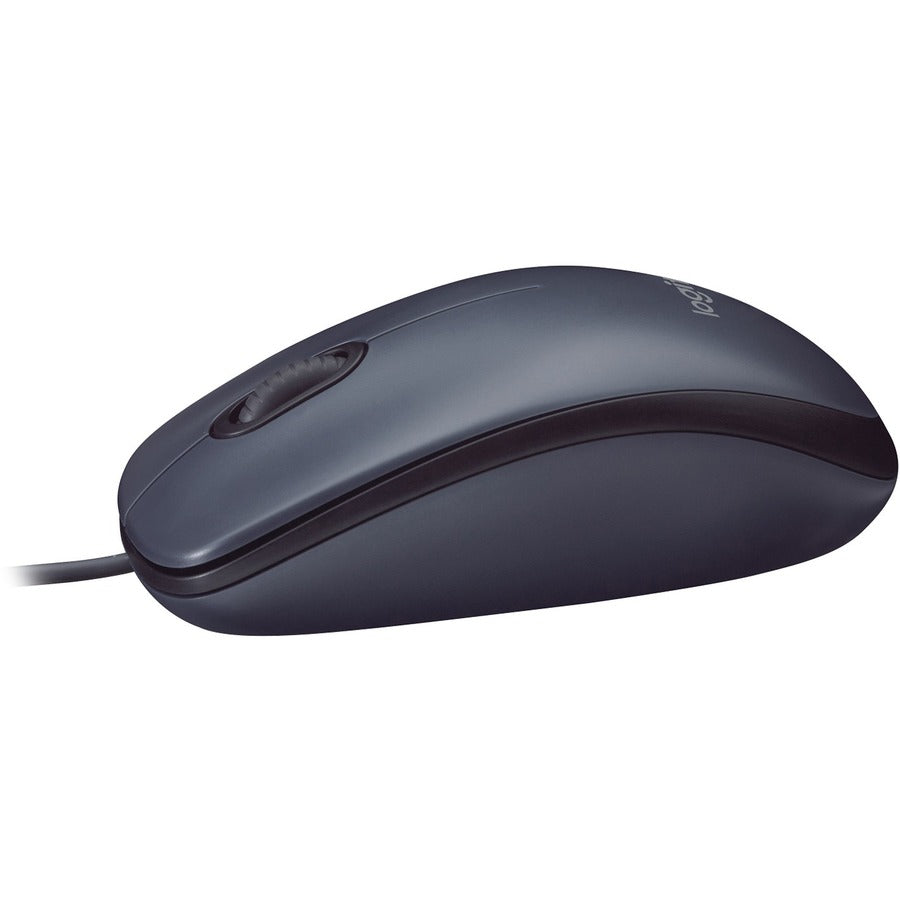 B100 Optical USB Mouse, USB 2.0, Left/Right Hand Use, Black