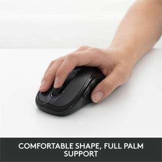 M510 Wireless Mouse, 2.4 GHz Frequency/30 ft Wireless Range, Right Hand Use, Dark Gray