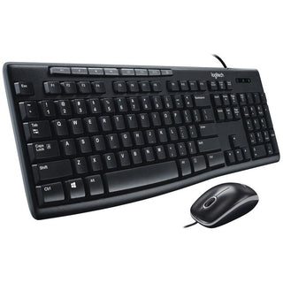 Wired Media Combo MK200, USB 2.0, Black