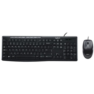 Wired Media Combo MK200, USB 2.0, Black